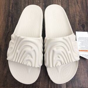 Salehe Bembury X Crocs The Pollex Slide Sandal Lightweight Size 12 Parsnip Cream